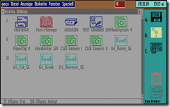 LaserWriter Fonts auf Disk: "Write Utilities"