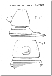 FIG. 2 is a side elevational view thereof;  FIG. 3 is a rear elevational view thereof; 